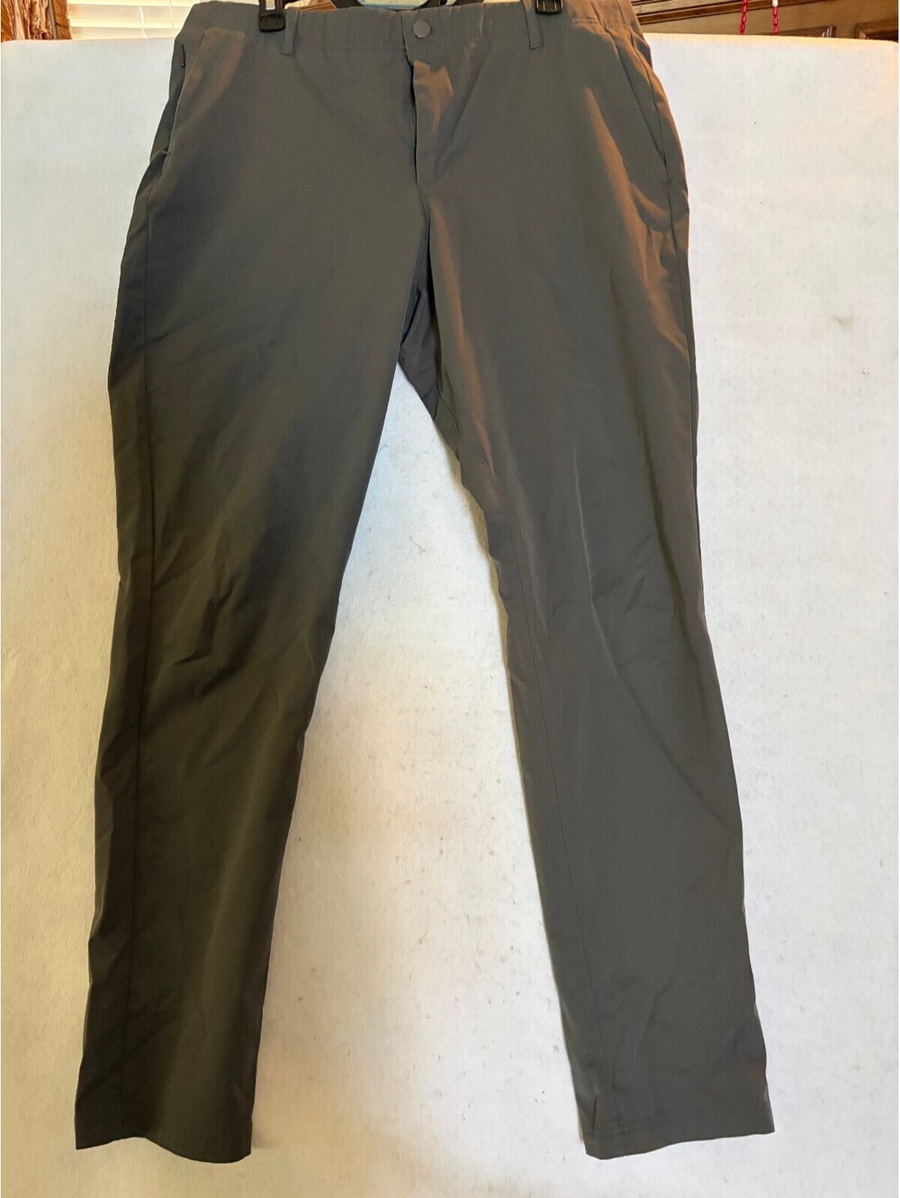 Mondetta Men's Gray Chino Pants Size 36 Waist 34 Length